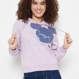 MADAME Lilac Acrylic Graphic Sweat-Shirt-image-30