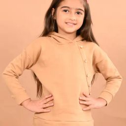 LilPicks Kids Brown Solid Full Sleeves Sweatshirt-image-49