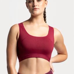 Jockey Claret Sports Bra-picture-18