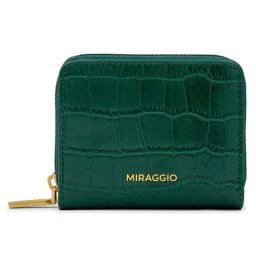 Miraggio Lea Green Animal Effect Medium Bi-Fold Wallet with Coin Pouch-picture-21