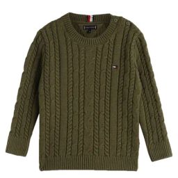 Tommy Hilfiger Kids Putting Green Textured Regular Fit Sweater-image-54