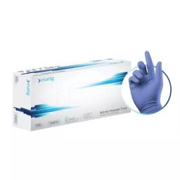 Matig Powder Free Nitrile Examination Gloves, Blue Color M Size, GNB30 (Pack of 100 Piece)-image-64