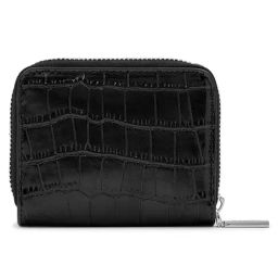 Miraggio Lea Black Animal Effect Medium Bi-Fold Wallet with Coin Pouch image 4