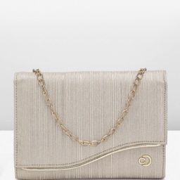Caprese Shimmer Textured Envelope Clutch-54