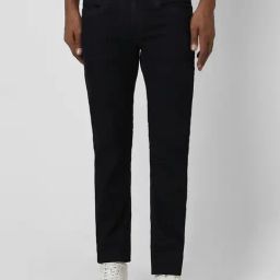 Peter England Black Cotton Regular Fit Jeans-picture-38