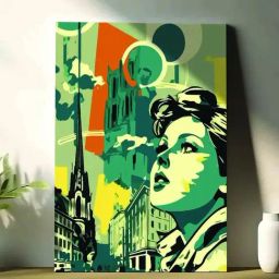 Art Street Multicolor Synthetic Wood Wall Art For Home D¿cor-image-41