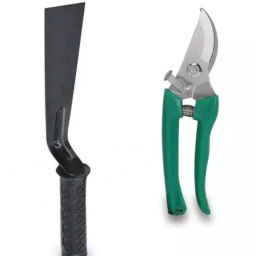 Goniry Set 2 Gardening Tool Set of Pruner, Khurpi Garden Tool Kit (2 Tools) GOR0001-4