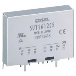 Cosel SUTS DC-DC Converter, 3.3 V DC/ 1.35A Output, 18 - 36 V DC Input, 4.46W, PCB Mount, +85°C Max Temp, -40°C, SUTS6243R3-4