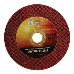 Div's Cut Off Wheel 2 Nett Red Dia 4 inch (101.6 mm) 1 mm Thickness, Silver (Pack of 50)-picture-40
