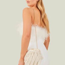 Accessorize London White Fabric Sling Handbag-image-61
