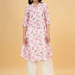 Rangmanch by Pantaloons Pink Printed A Line Kurta-picture-19