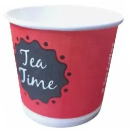 UMBRELLA CORPORATION 330 ml Disposable Tea Paper Cup Red (Pack of 50)-37