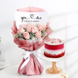 Romantic Blooms And Decadent Cake Duo-picture-37