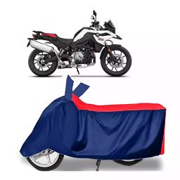 Auto Pearl Polyester Two Wheeler Cover for BMW F 750 GS (Red Blue)-image-19