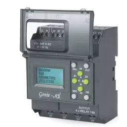 GIC Series Genie-NX 12-24 VDC Smart Relay Base Module With LCD Display G8DDT11-26