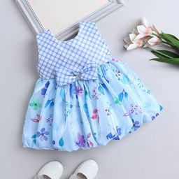 The Magic Wand Girls Floral Print Fit & Flare Dress-image-71