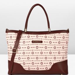 Caprese Peace Brand Printed Structured Handheld Bag-50