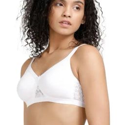 Rosaline By Zivame White Non Wired Non Padded Bra-image-10