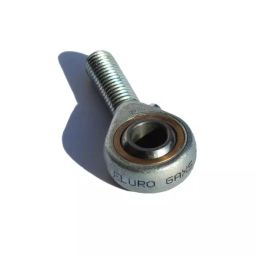 Fluro Galvanized Steel Rod End 12 mm Bore 70 mm Long Metric Thread Standard Male Connection Gender, GALXS12X1.25-image-82