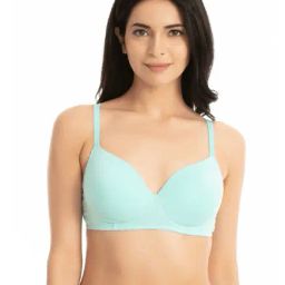 Zivame Blue Under Wired Padded T-Shirt Bra-29