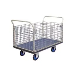 SUWAS TROLLEY STORE 500 kg Load Capacity Mild Steel/Iron Material Handling Trolley, SU-MHCT-003-3