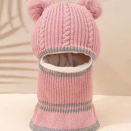 EL REGALO Kids Self Design Wool Balaclava-image-72