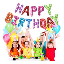 Crackles Happy Birthday Foil Balloons Polka Dot - Multicolour-image-11