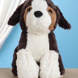 Furry Pals Premium and Super Soft Dog Plush Toy Black & White - Height 30 cm-image-8