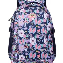 Beauty Girls by Hotshot |school Bag|tution Bag|college Backpack|for Girls & Women|18.5 Inch|32l Water Resistant School Bag for Girls- Navy Blue-picture-18
