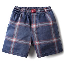 Noddy Checked Shorts - Navy Blue-image-97