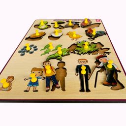 Wissen Growth Sequence Peg Board Puzzle Game- 23 cm image 2
