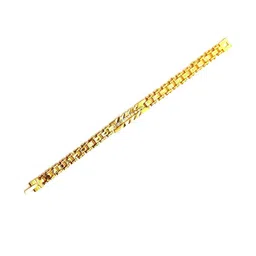 Dynamic Retail Global Men Gold-Plated Link Bracelet-image-75