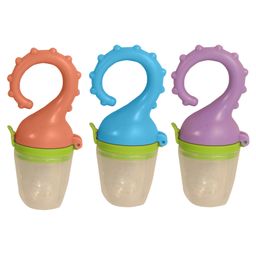 The Cheeky Kidzz Baby Pack of 1 Soft Silicone Fruit Vegetable Food Feeder Nibbler Soother Teether BPA Free for New Born(MULTI-COLOURS) image 4