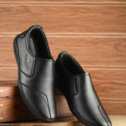 Provogue Men Leather Formal Slip-Ons-image-28
