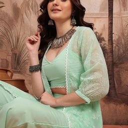 Sangria Floral Co-Ords With Sheer Shrug-picture-30