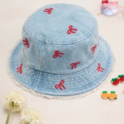 Forever Glam by Pantaloons Blue Fabric Hat-image-0