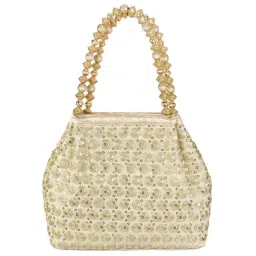 Metro Gold Textured Medium Handbag-picture-45
