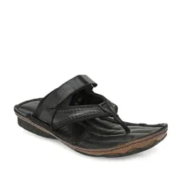 Hitz Men's Black Thong Sandals-image-87