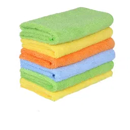 Sheen & Shine 30x40 cm Multicolor Vehicle Cleaning Cloth Pack of 6 Pcs-image-41