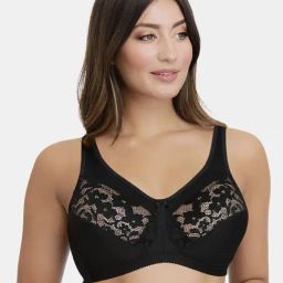 Amante Black Non Wired Non Padded Shaper Bra-picture-48