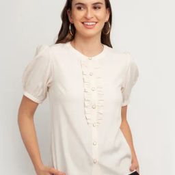 Zink London White Regular Fit Shirt-picture-7