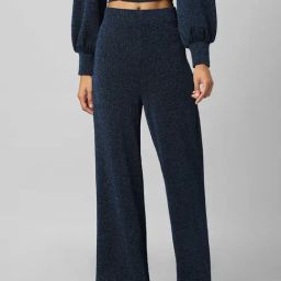 Only Navy High Rise Pants-image-0
