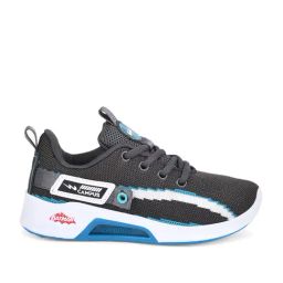 Campus Kids Grey & White Running Shoes-image-92