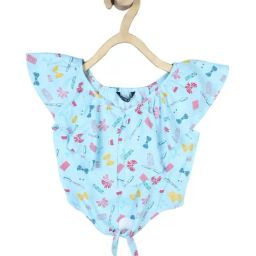 Allen Solly Junior Blue Printed Top-image-17