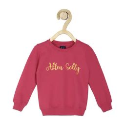 allen solly junior Allen Solly Kids Pink Graphic Print Full Sleeves Sweatshirt-picture-47