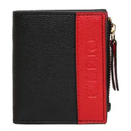 KLEIO Black Solid Bi-Fold Wallet for Women-27
