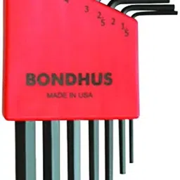Bondhus 12292 1.5-6mm Ball End L-Wrench Set-12