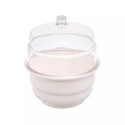 Supertek Plain Desiccator Clear and White PC/PP Body Size 8 inch (200 mm), SP-DP-02-image-71