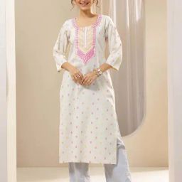 Libas White Printed Kurtis-picture-15