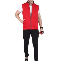 Monte Carlo Red Regular Fit Jacket image 5
